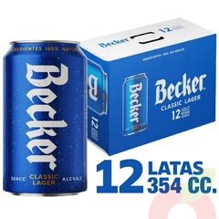 Pack Cerveza Classic Lager Becker 354Cc 12 Unidades