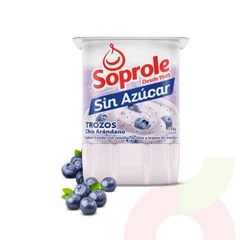 Yoghurt Light Chía Arándanos Soprole 155Gr