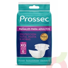 Pañal Adulto XG Prossec 6 Unidades