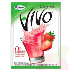Jugo Instantáneo en Polvo Frutilla Vivo 7Gr
