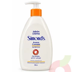 Jabón Crema Avena Coloidal Simonds 500Ml