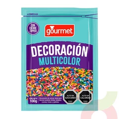 Decoración Multicolor Gourmet 100Gr