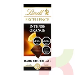 Chocolate Amargo Naranja Lindt Excellence 100gr