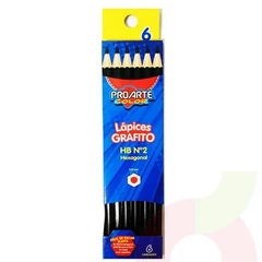 Lapiz Grafito Proarte 6 Unidades 