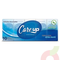 Pañuelos Desechables Aloe Vera Care Up 10 Unidades