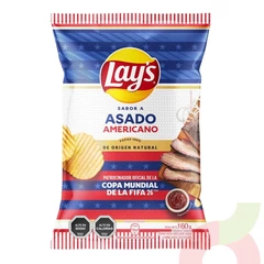 Papas Fritas Asado Americano Lays 160Gr
