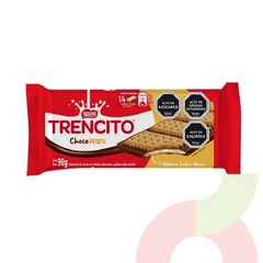 Chocolate Trencito Relleno Galleta y Maní 90gr