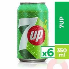 Pack Lata 7Up 350Cc 6 Unidades