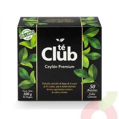 Té Negro Ceylán Premium Té Club 100Gr 50 Unidades