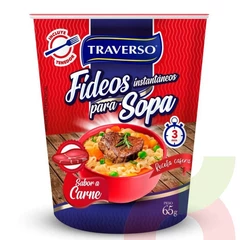 Sopa Instantánea Carne Traverso 65Gr