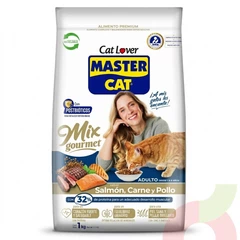 Mix Salmón, Carne & Pollo Master Cat 1Kg