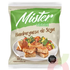 Hamburguesa Soya Mister Veggie 100Gr