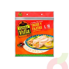 Tortillas Tacos y Fajitas L Pancho Villa 280Gr 10 Unidades