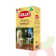 Leche  Semidescremada Vainilla Colun 1Lt