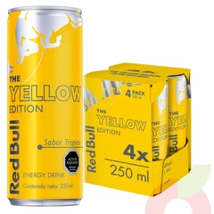 Red Bull Yellow  250CC 4Unidades  