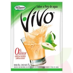 Jugo Instantáneo en Polvo Pera de Agua Vivo 7Gr