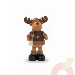 Figura Decorativa Alce Navideño