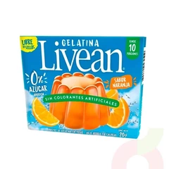 Gelatina Naranja 0% Azúcar Livean 22Gr