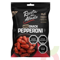 Mini Snack Pepperoni Receta del Abuelo 50Gr