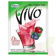 Jugo Instantáneo en Polvo Arándano Ciruela Vivo 7Gr