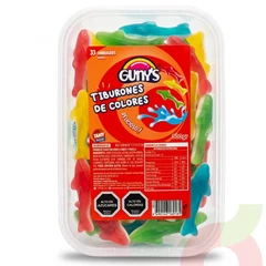 Tiburones de Colores Gunys 300Gr
