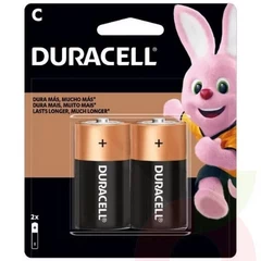 Pila Duracell C 2 Unidades