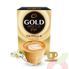 Café Vainilla Latte Gold 112Gr 8 Unidades