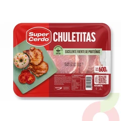 Chuletitas de Centro Super Cerdo 600Gr