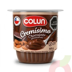Postre Cremísimo Chocolate Almendras Colun 100Gr