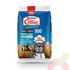Harina Tres Ceros Sin Polvos Collico 1Kg