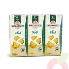 Agua de Fruta Piña Guallarauco 200Ml 3 Unidades