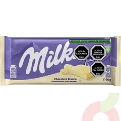 Chocolate Blanco Milka 90Gr