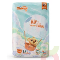 Pañales Air Cool Kids XXXG Chikool 14 Unidades