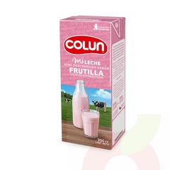 Leche Semidescremada Sabor Frutilla Colun 200Cc
