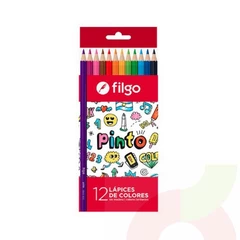  Lápices Colores Filgo 12 Unidades