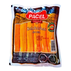 Salchichas Sin Piel Pacel 500Gr