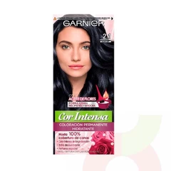 Tintura Pelo Cor Intensa 2.1 Negro Azulado Garnier