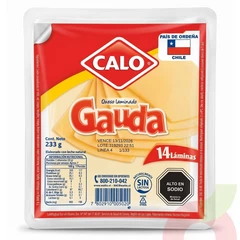Queso Gauda Laminado Calo 233Gr