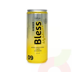Agua Gasificada Ginger Limón Bless 310ml