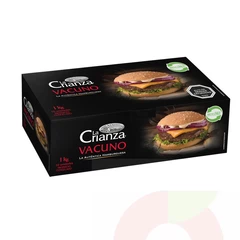 Hamburguesas de Vacuno La Crianza 1Kg 