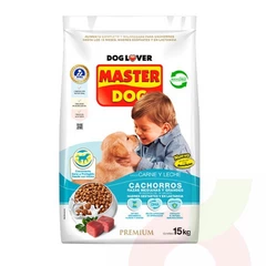 Alimento Carne y Leche Cachorro Master Dog 15Kg