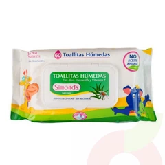 Toallitas Húmedas Verde Simond´s 60 Unidades 