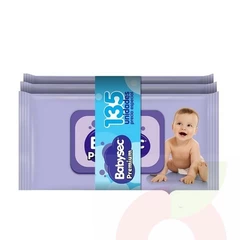 Toallitas Húmedas Premium Babysec 135 Unidades