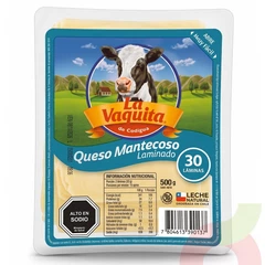 Queso Mantecoso Laminado La Vaquita 500Gr