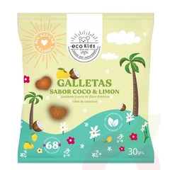 Galletas Coco Limón Ecokids 30Gr