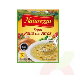 Sopa de Pollo con Arroz Naturezza 55gr