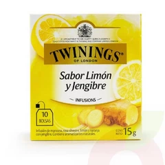 Infusión Limón y Jengibre Twinings 10 Unidades 15Gr