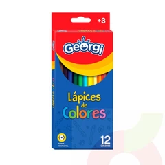 Lápices Georgi 12 Colores Artel