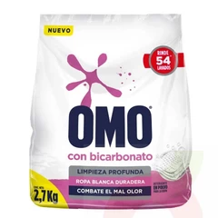 Detergente Omo con Bicarbonato en Polvo 2.7Kg 