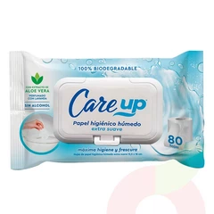 Papel Higiénico Húmedo Care Up 80 Unidades